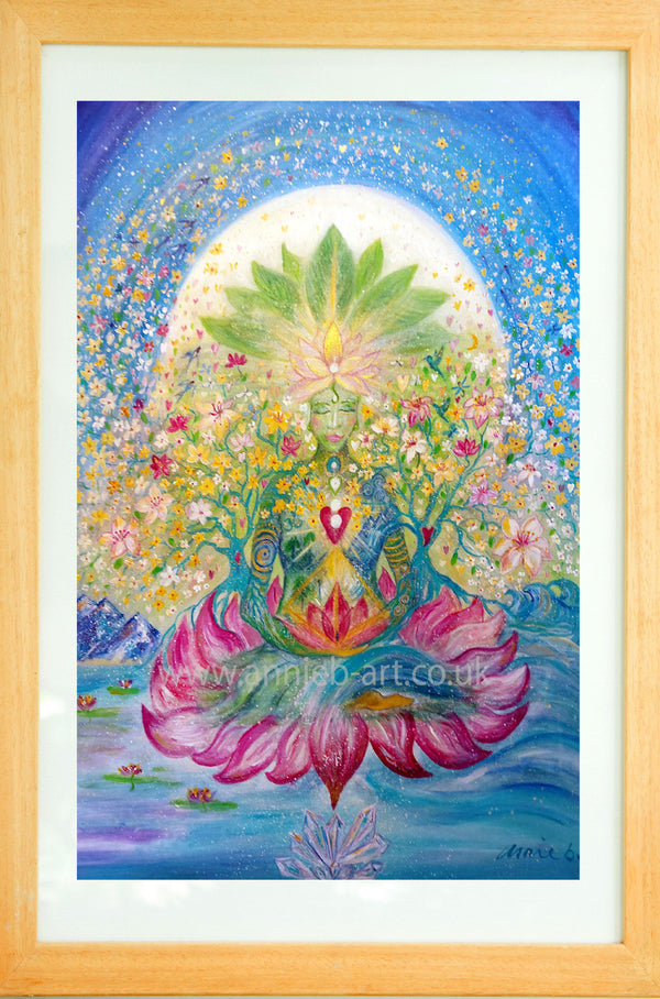 mother earth goddess gaia print