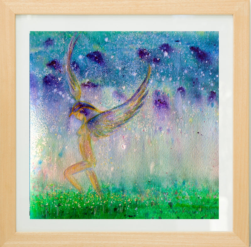 nature spirit print. faery. angel